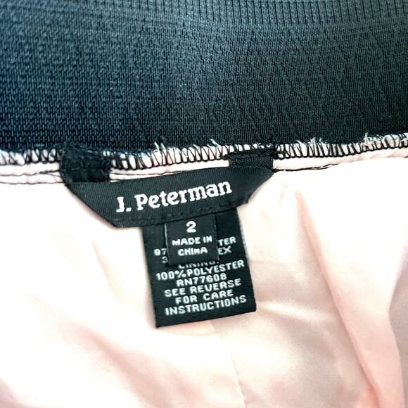 J.Peterman Embroidered Floral Pleated Lace Trim Midi Skirt Blue Women's Size 2 - Picture 9 of 9